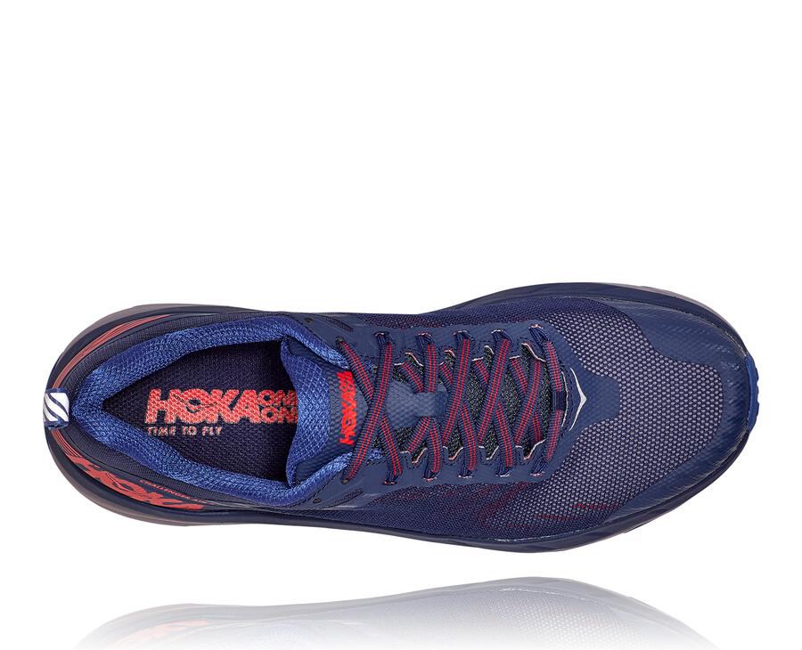 Tenis Hoka One One Trail Hombre Azul Marino - Challenger Atr 5 - PGJR56847